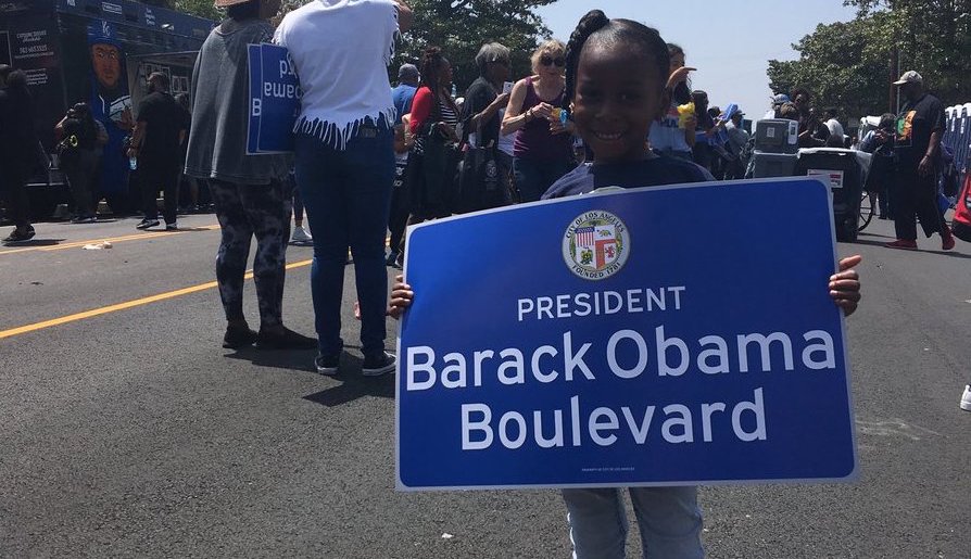 Obama Boulevard officially opens in USA