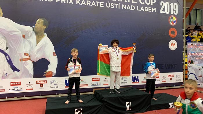 Hisham wins gold in Czech karate championship