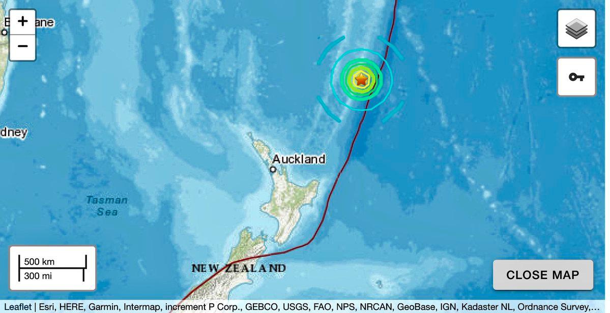 Tsunami warning lifted in New Zealand