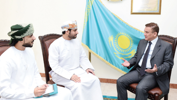 Kazakhstan’s ambassador hails HM’s efforts for peace