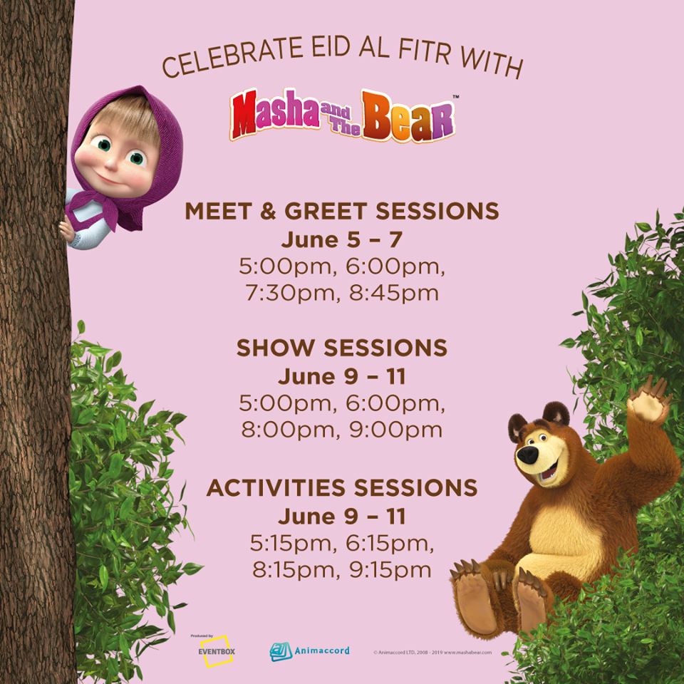 Masha and Bear are coming to Oman for the first time