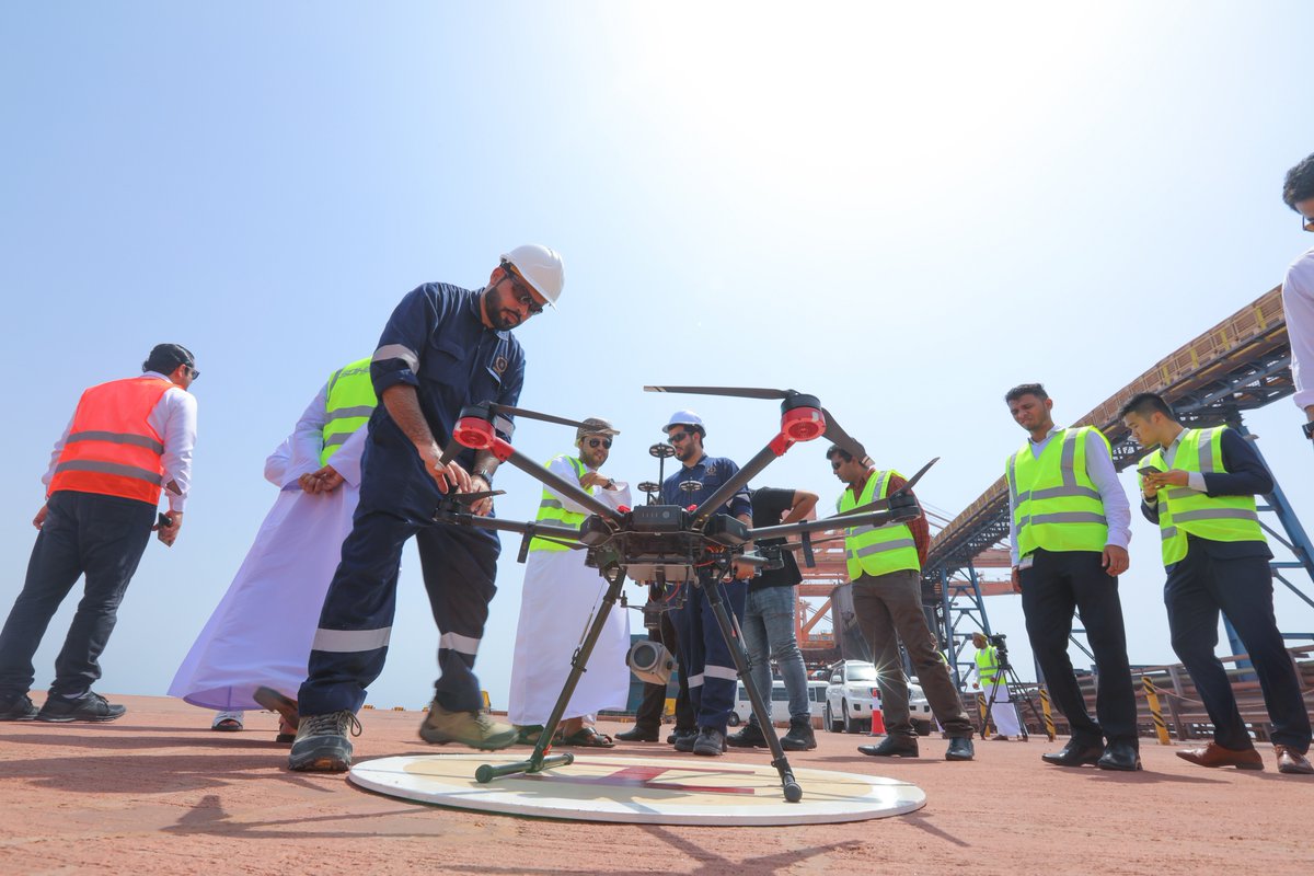 Drones examine Sohar port for infrastructure analysis