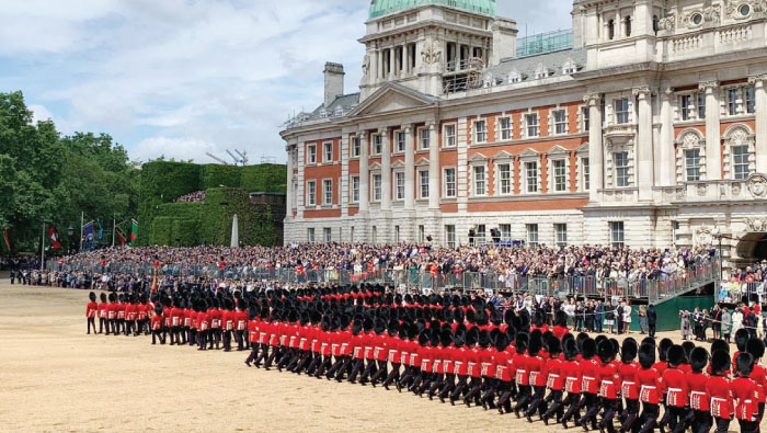 Military parade marks Queen Elizabeth’s birthday
