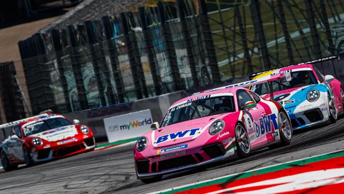 Al-Zubair finishes 11th in Austrian Porsche Mobil 1 Super Cup