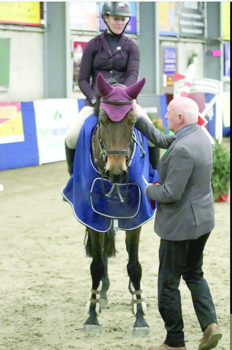 "هبة الله" تحصد الذهب في البطولة الدولية  للخيول بالمضمار الهولندي