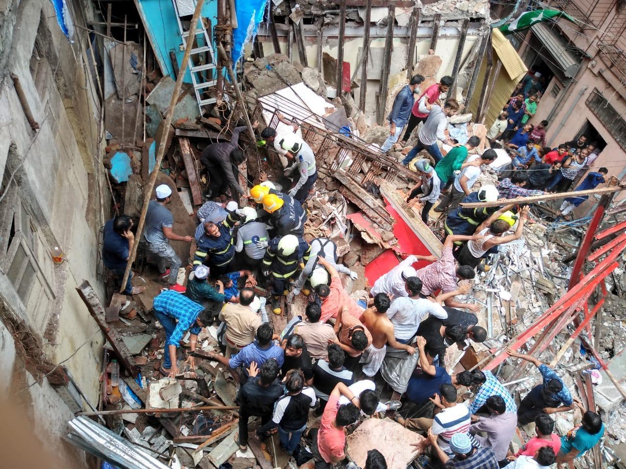 Mumbai building collapse update: 5 dead, over 40 trapped in Dongri