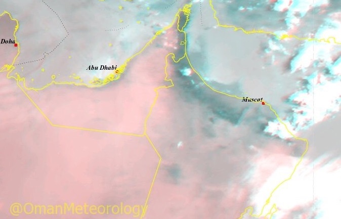 Active winds across Oman