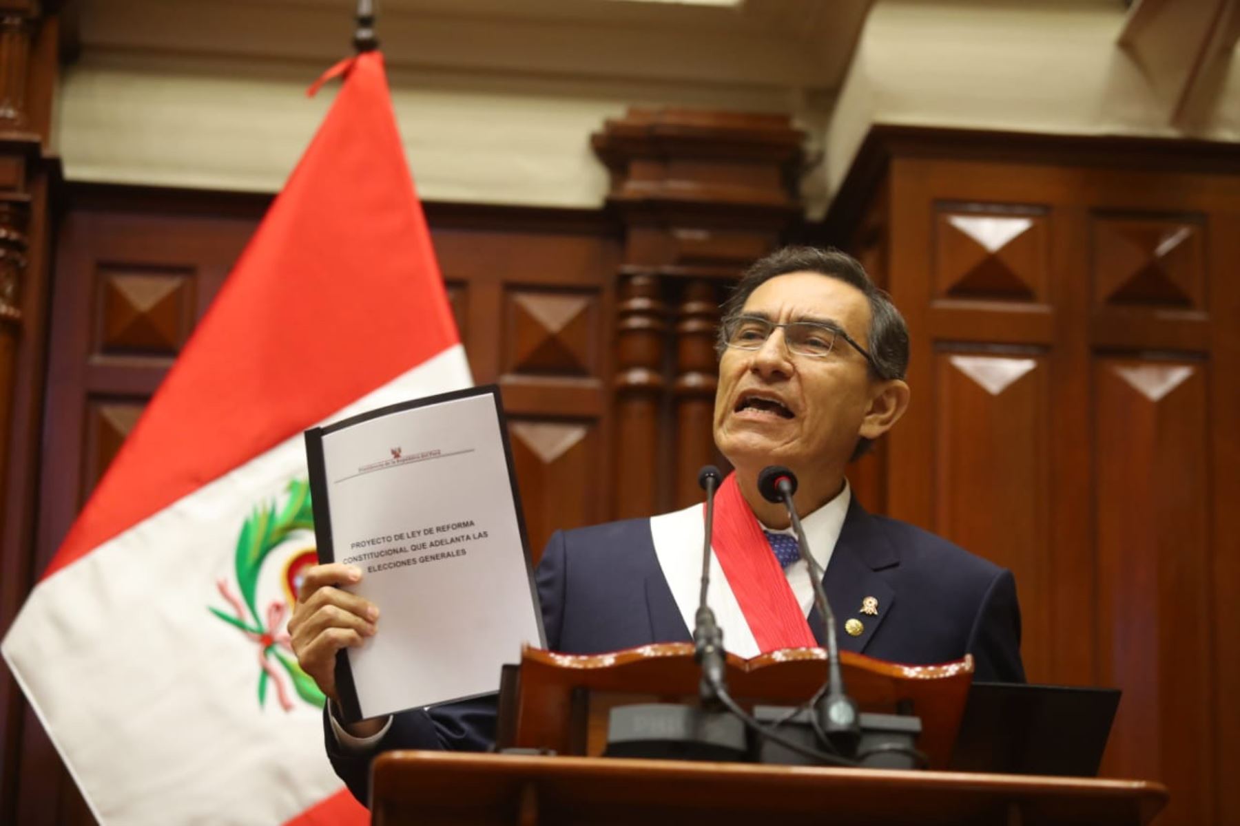 Peru's president calls for early elections