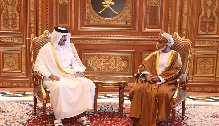 جلالة السلطان يتلقى برقيتا شكر من أمير قطر وملك الأردن