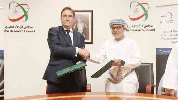 Pact on research for reuse of desalinated water for farm