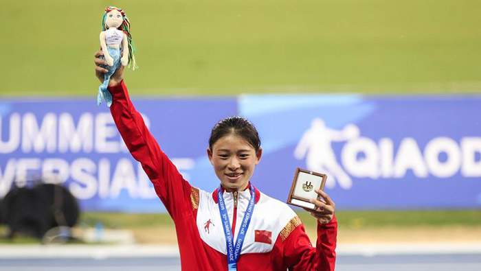 China claim first gold in athletics at Universiade
