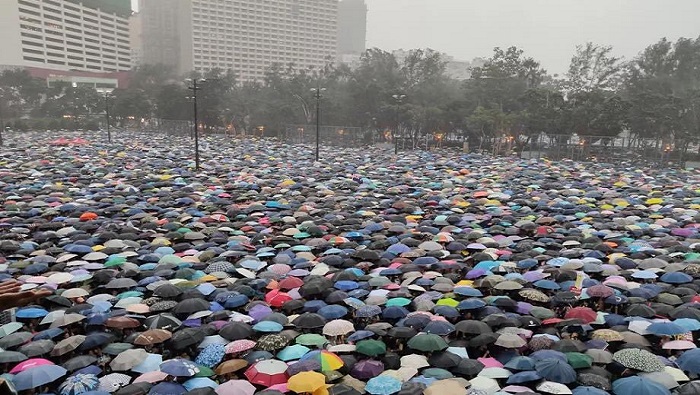 Over 1.5 million join pro-democracy protests in Hong Kong