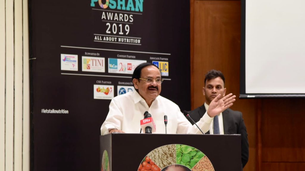 Indian VP Naidu calls for 'Nutrition Revolution' in country