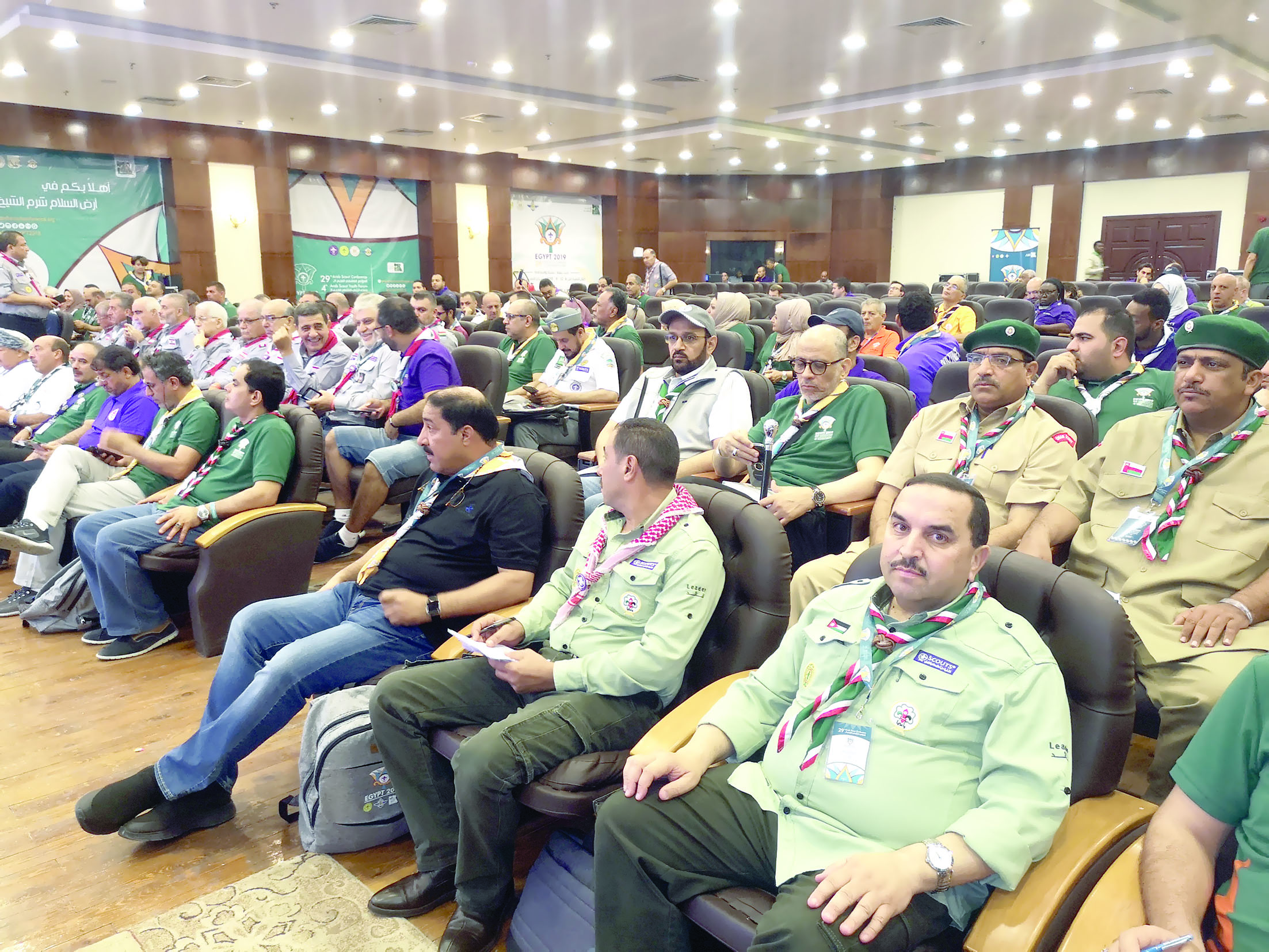 تواصل المؤتمر الكشفي العربي  في مصر بمشاركة السلطنة