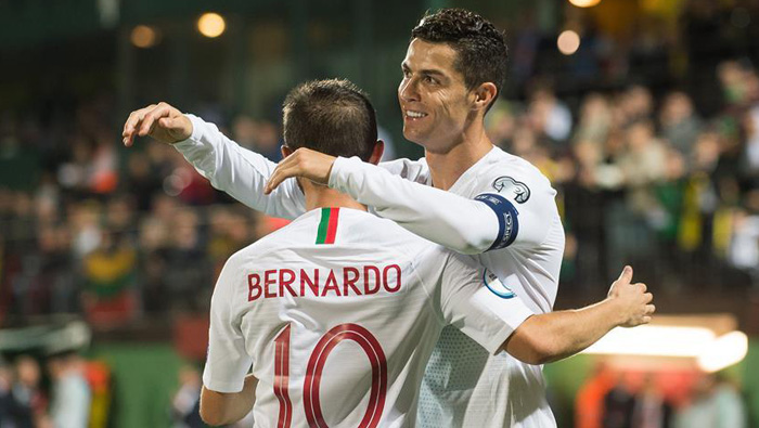 Ronaldo scores four as Portugal crush Lithuania 5-1