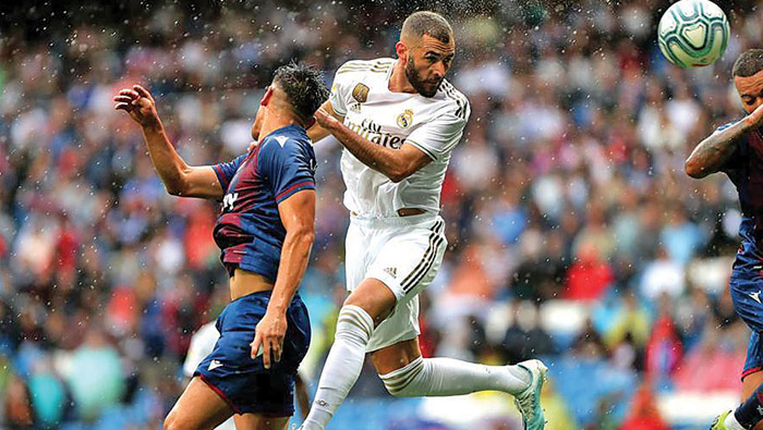 Benzema scores twice in Real Madrid win