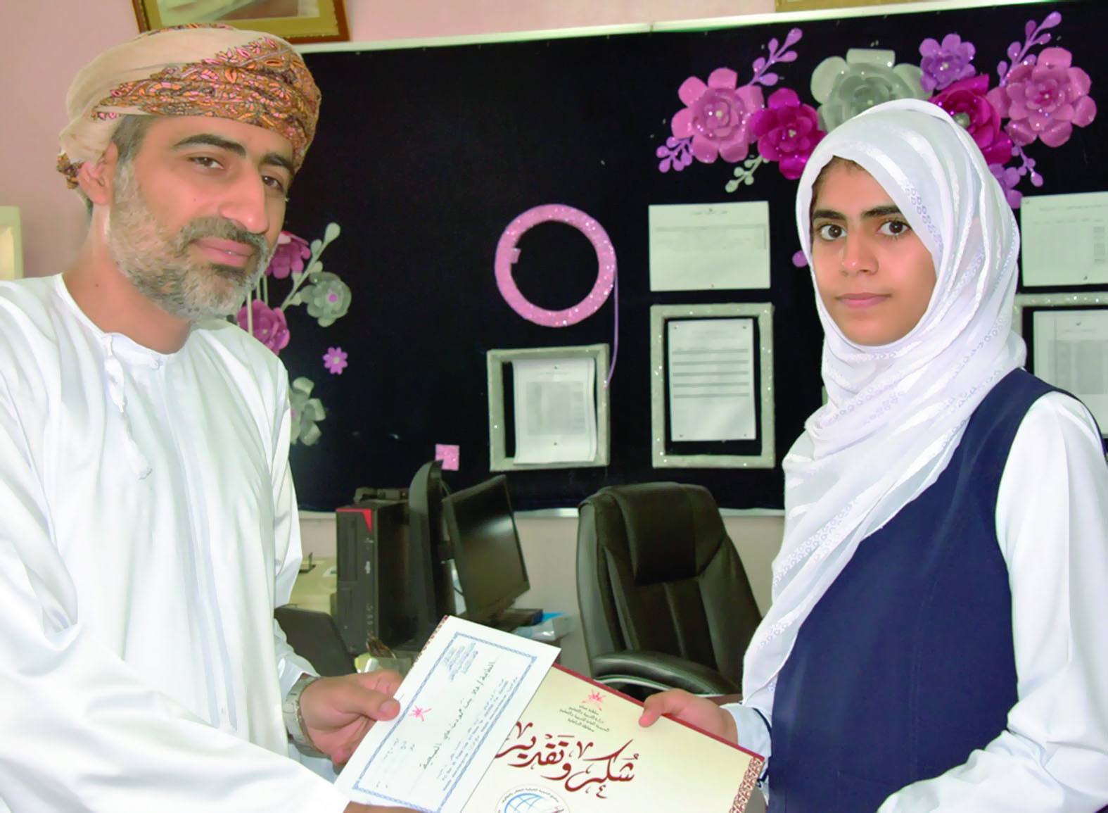 تكريم طالبات السلطنة في الأولمبياد الخليجي للرياضيات