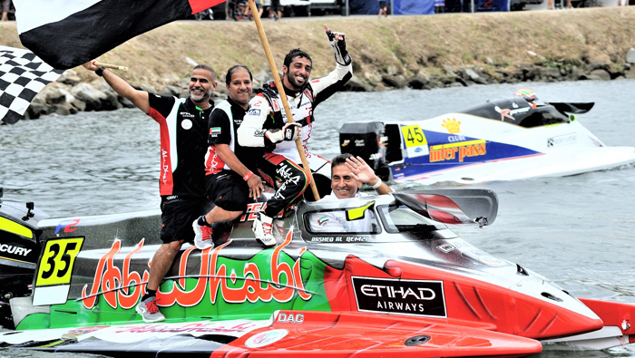 Al Qemzi keeps Team Abu Dhabi on course for quadruple world title success