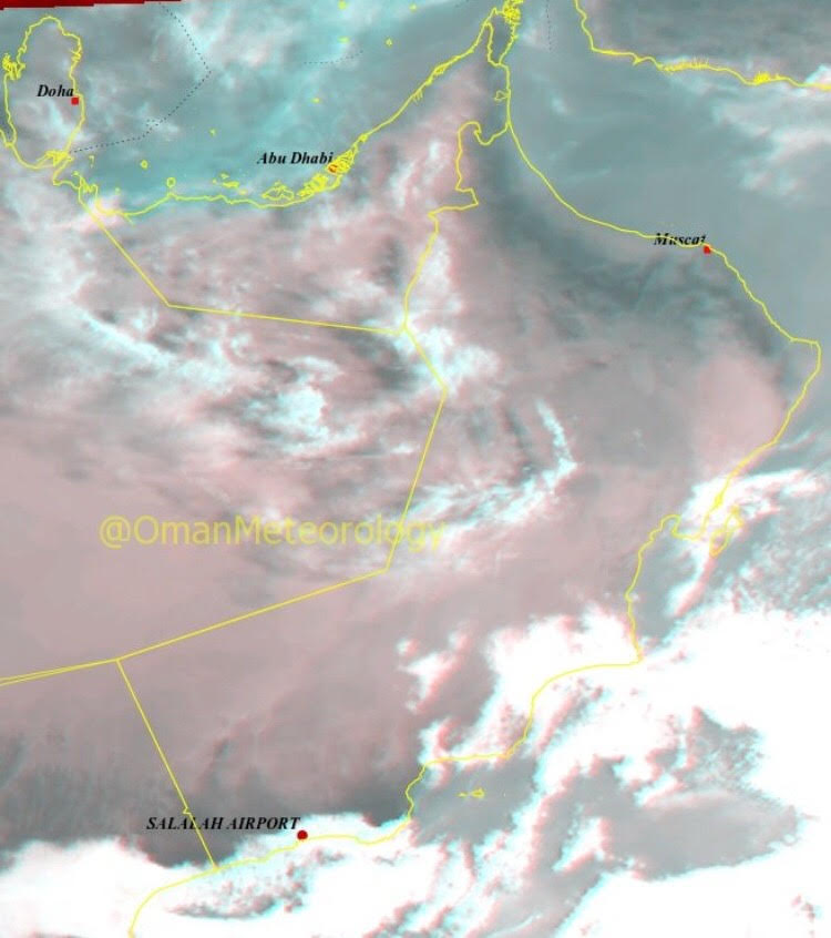 Fog over parts of Oman coastline forecast