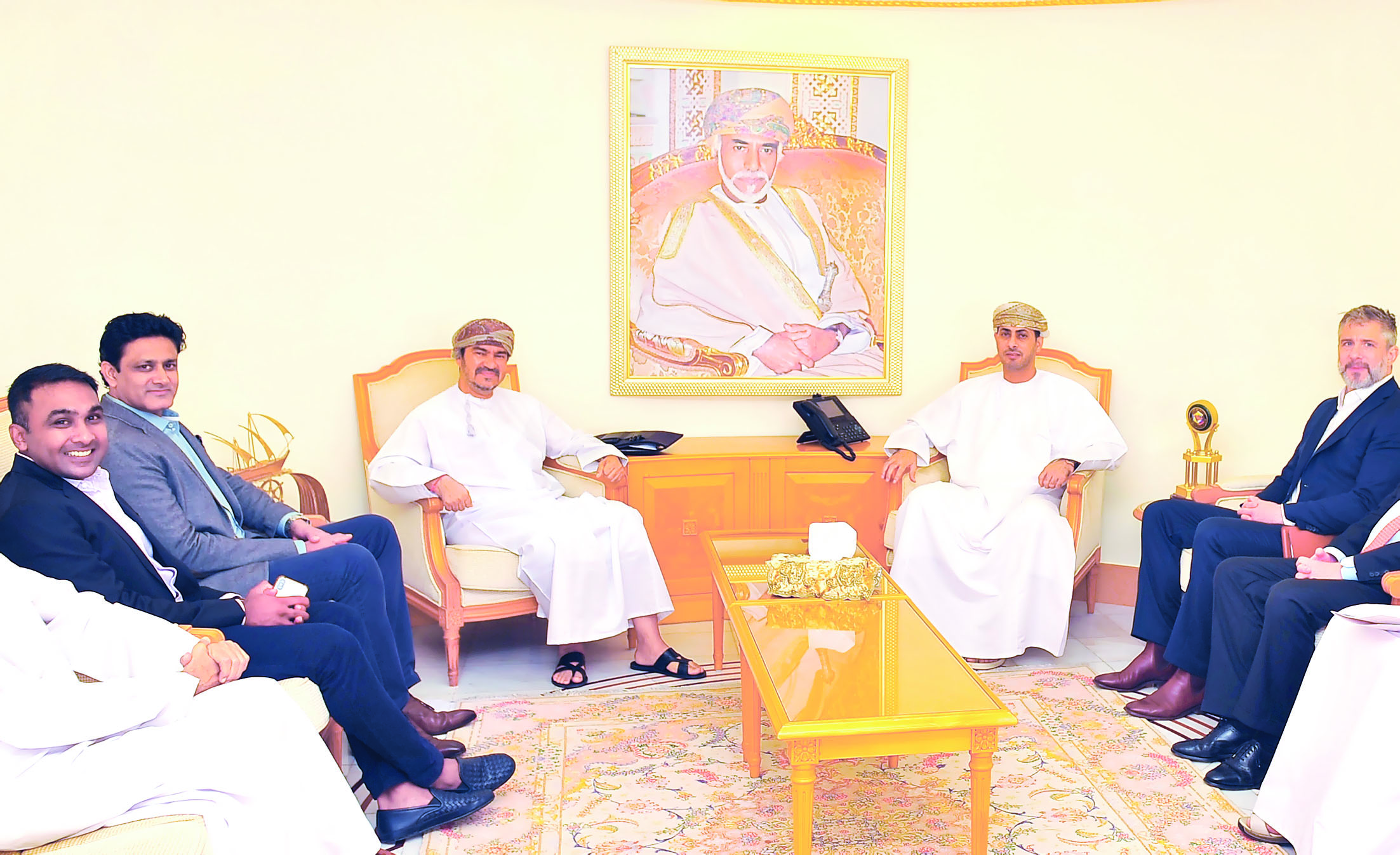 وزير الشؤون الرياضية يستقبل وفد من المجلس الدولي للكريكت