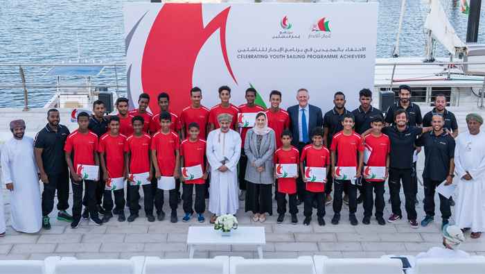Ministry of Education praised performance by Oman Sail's youth sailors