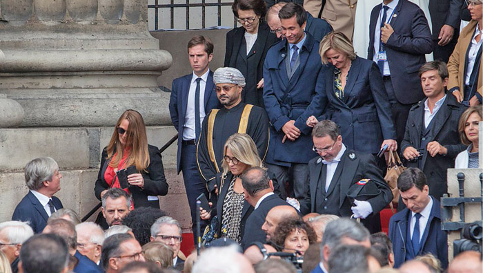 Sayyid Badr attends Chirac’s funeral