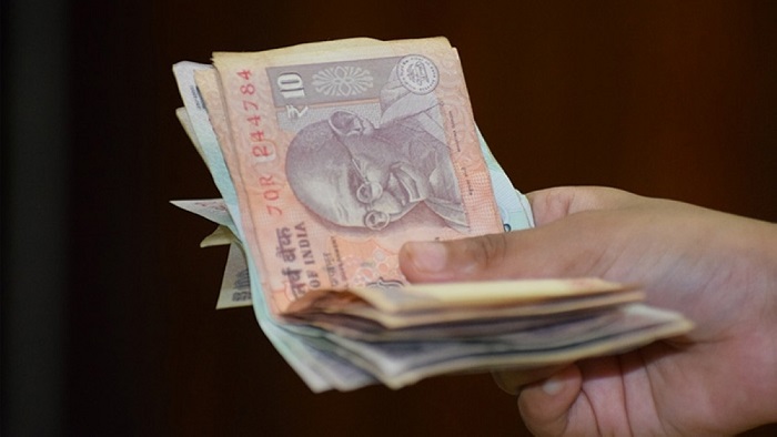 Indian rupee trades at a nine-month low