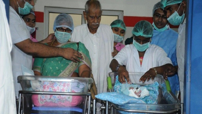 73-year-old Indian gives birth to ‘healthy’ twins girls