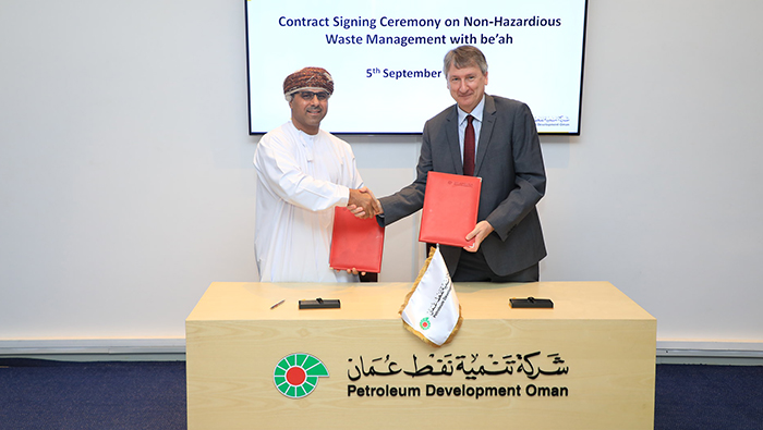 PDO signs non-hazardous waste management contract with be’ah