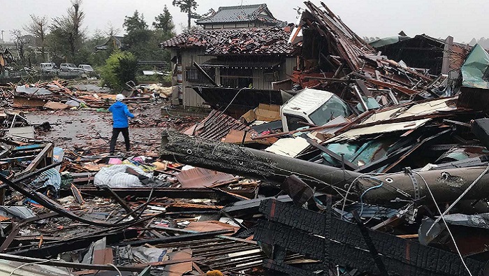 Death toll rises to 35 as Typhoon Hagibis lashes Japan
