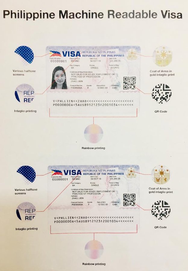 السفارة الفلبينية في مسقط تعتمد نموذجي تأشيرات لاصقة مقروءة آليا