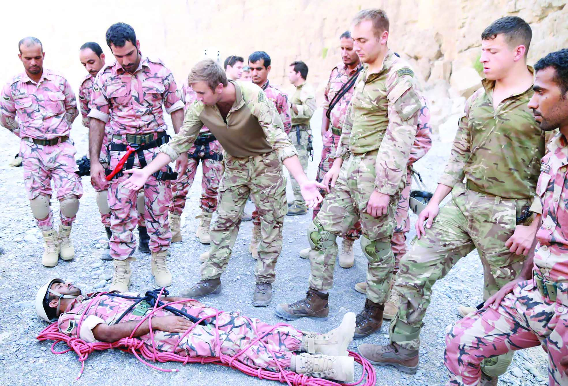 تمرين عسكري "عماني بريطاني" بمسندم