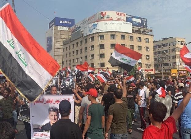 "الاحتجاجات" في بغداد تواصل يومها الـ 4 على التوالي