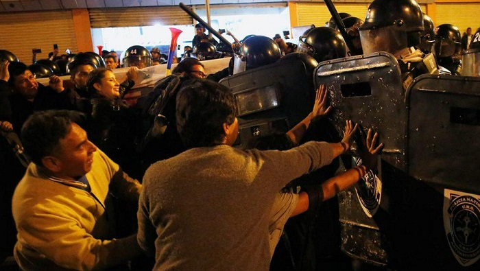 Widespread protests break out in Ecuador to protest scrapping of fuel subsidies