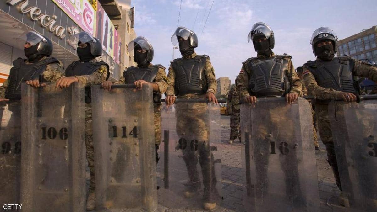 القيادة العسكرية العراقية تعترف باستخدام "القوة المفرطة" تجاه المتظاهرين
