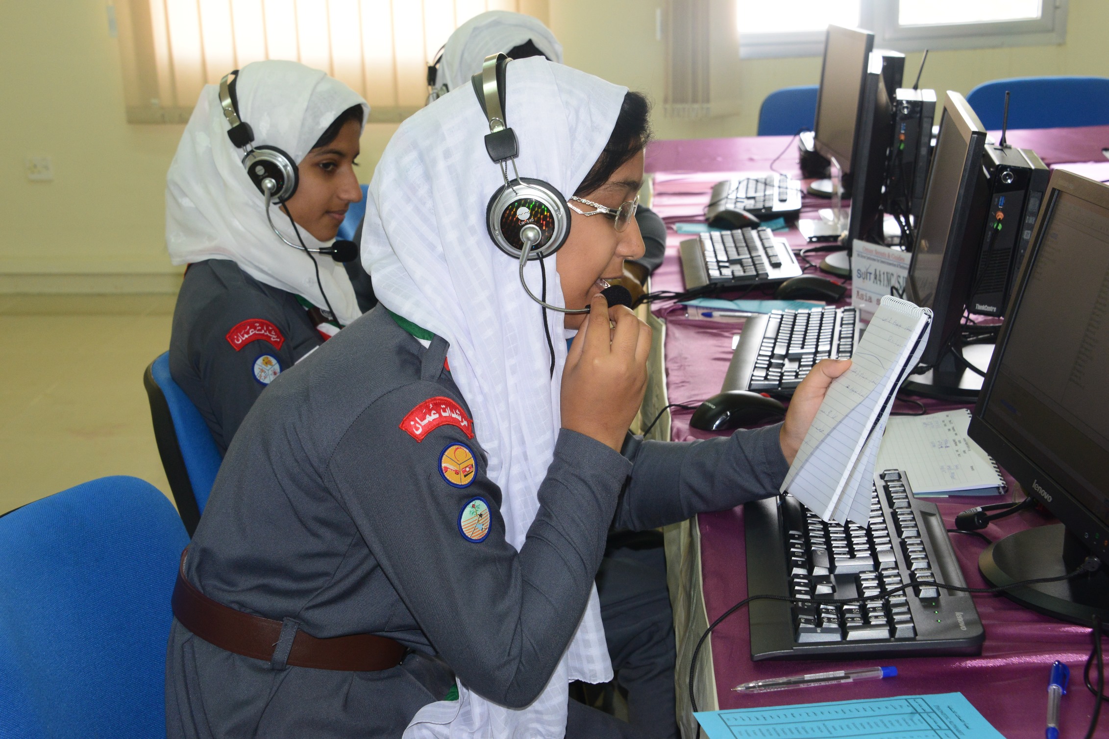 مسندم تستضيف محطة الاتصالات اللاسلكية  للمخيم الكشفي العالمي