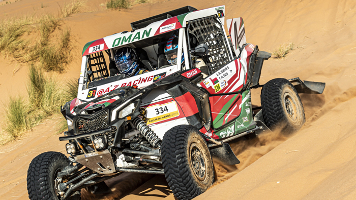 Oman's AZ Racing battling back FIA Cross Country Rally World Cup finale