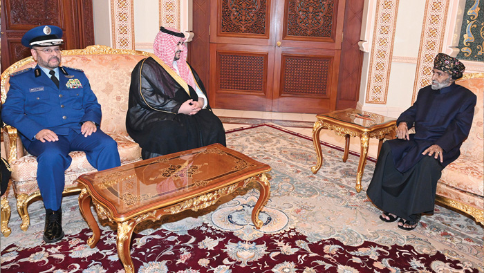 His Majesty gives audience to Deputy Defence Minister of Saudi Arabia