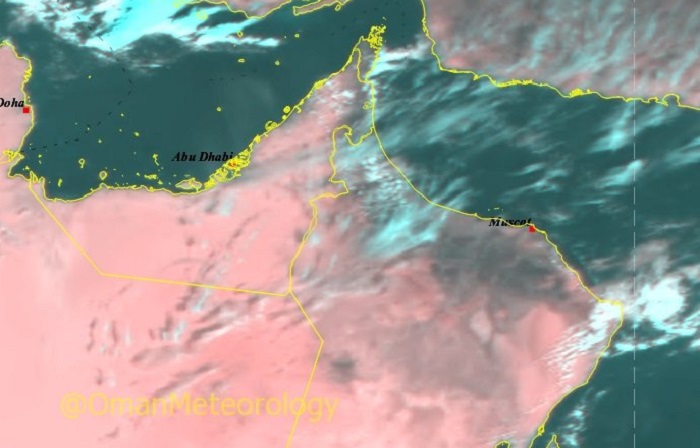Rainfall over some parts of Oman
