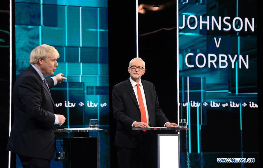 UK's two leaders go head-to-head in televised election battle debate