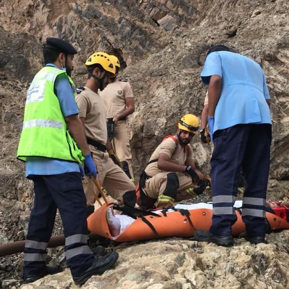 Man rescued after getting trapped on mountain in Oman
