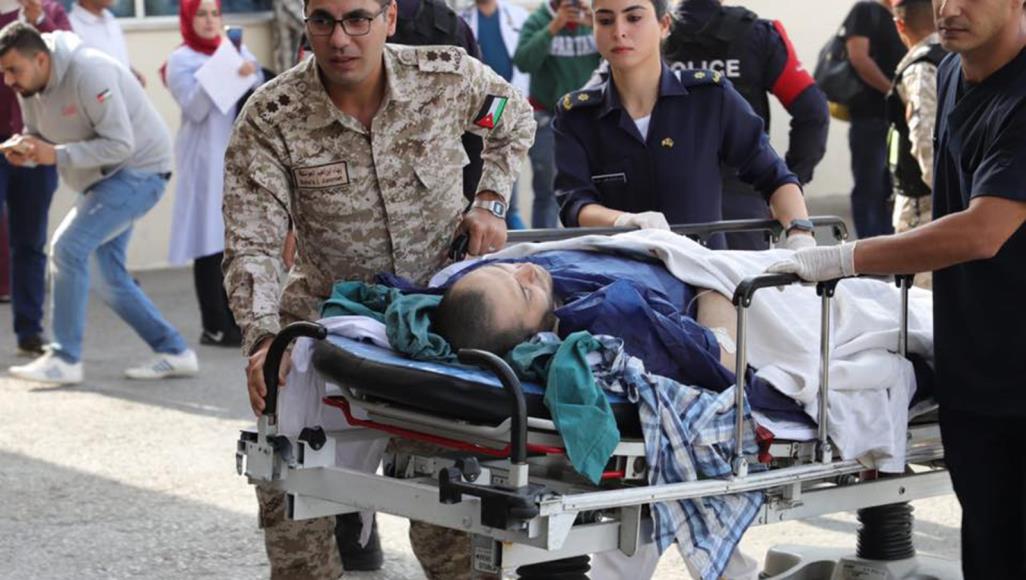 إصابة 3 مكسيكيين وسويسري في حادث طعن بمدينة جرش في الأردن