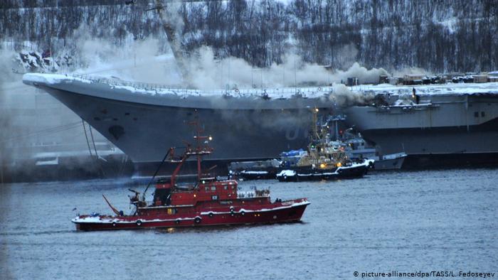 Deadly blaze hits Admiral Kuznetsov, Russia's only aircraft carrier