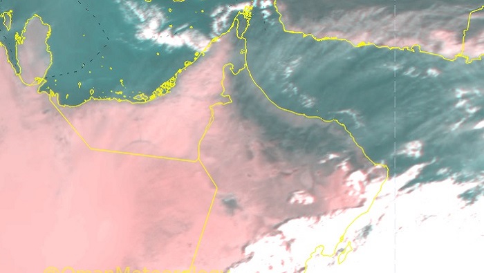 Sporadic rainfall across Oman forecast