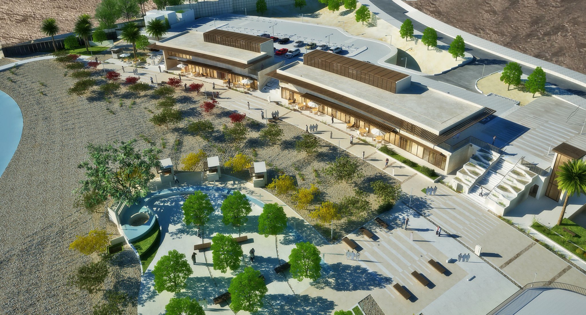 Muscat Bay places foundation stone for its new village square