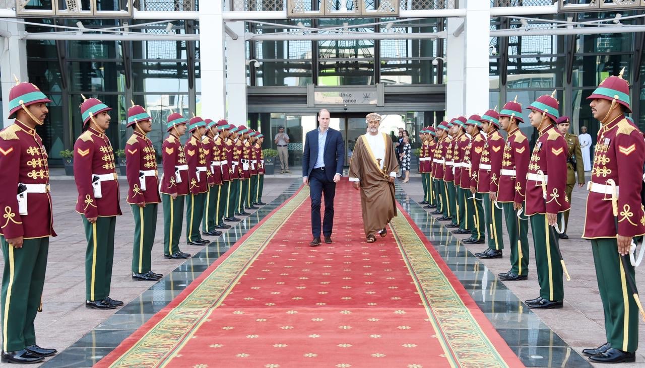 Prince William Duke of Cambridge concludes his visit to Oman