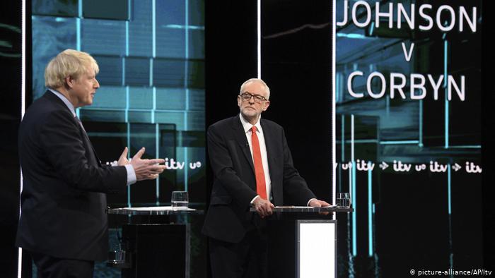 UK Election: Johnson and Corbyn spar in final TV debate