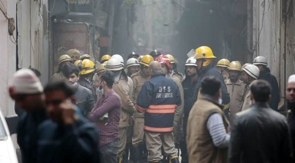 عشرات القتلى جراء حريق وسط العاصمة الهندية