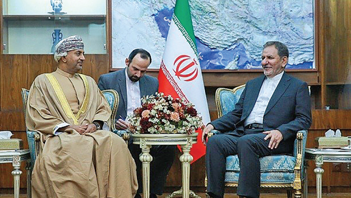 Oman's Minister of Commerce and Industry in Iran