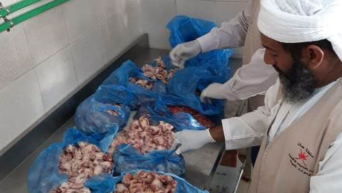 Over 100 kg of inedible food destroyed in Oman